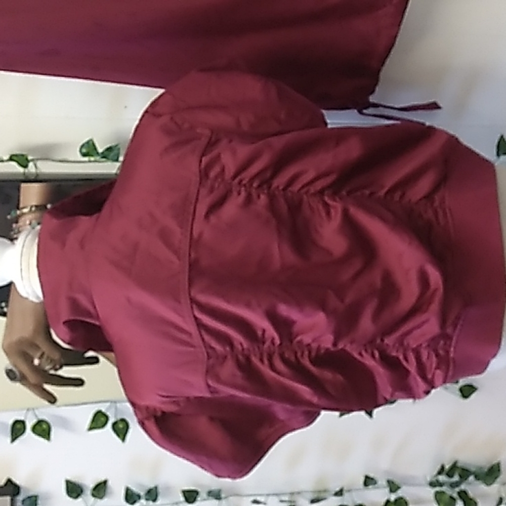 AMAZING!!! SHARP ASHLEY STEWART SZ 16 TWO PIECE RASPBERRY SILK / POLY SET - Picture 5 of 13